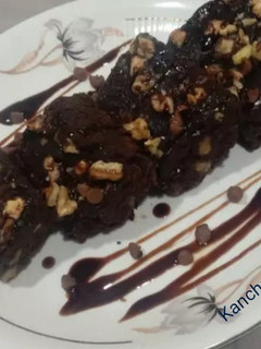 एगलेस चोको वॉलनट ब्राउनी (eggless choco walnut brownie recipe in रेसिपी मुख्य फोटो