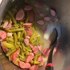 Beans Potatoes and Sausage A picture of Beans Potatoes and Sausage.