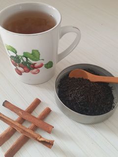 عکسی از دستور چای دارچین😍