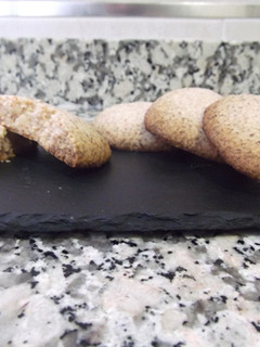 Una foto de Mantecados de coco