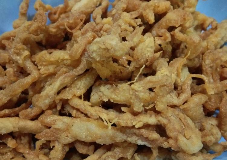 Bagaimana Menyiapkan Jamur tiram crispy yang Enak
