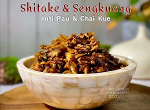 Gambar Inti Pau Cendawan & Chai Kue (Chinese Style)