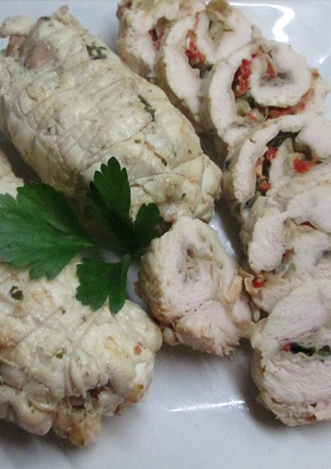 Una foto de Matambritos de pollo dietéticos