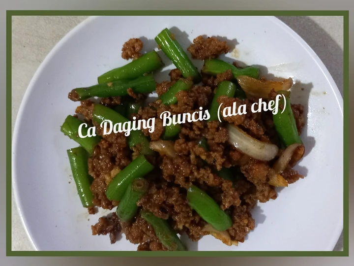 Cara Mudah Membuat Resep Ca Daging Buncis (ala chef) yang Menggugah Selera Anti Ribet, Mantap
