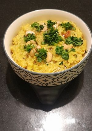A picture of Oat Pongal.