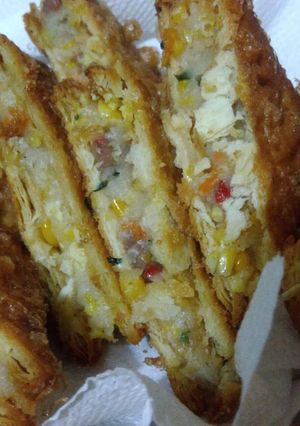 Foto resep Crackers isi Ragout