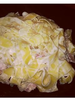 Una foto de Pasta carbonara