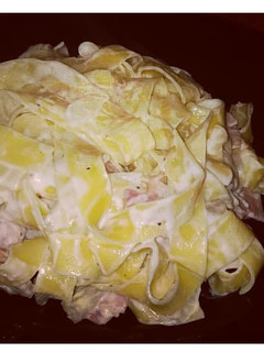 Una foto de Pasta carbonara