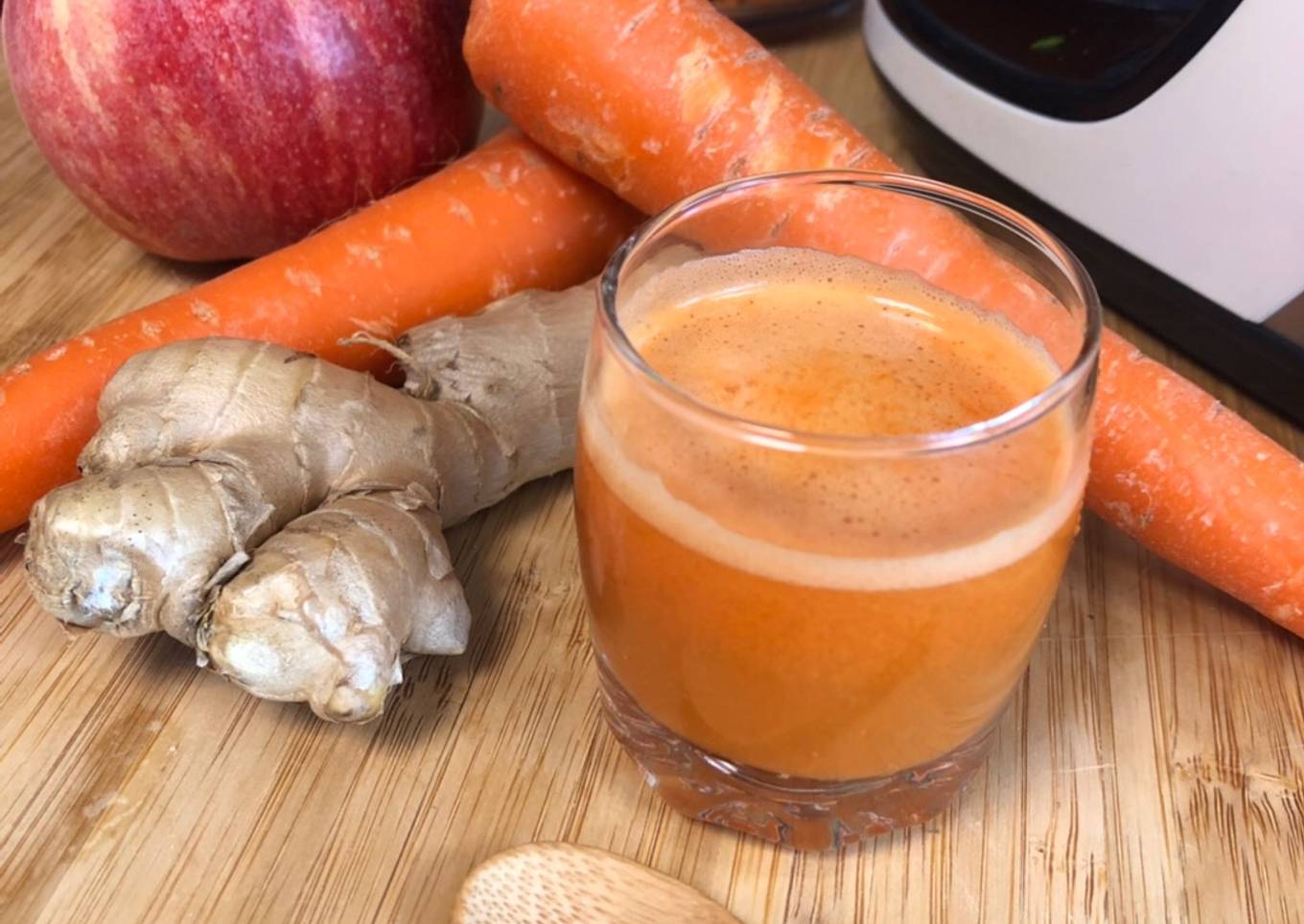 L’Apple-Carr gingembre / jus pomme carotte gingembre - Jus détox