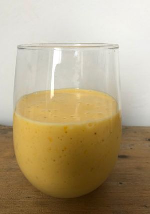 Une photo de Smoothie mangue bananes
