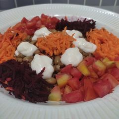 A picture of Beans 🥗 salad.