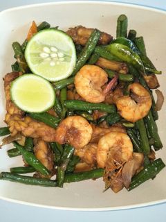 Foto resep Oseng tempe kacang panjang