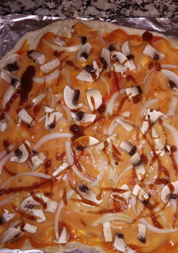 Una foto de Pizza vegana 🍕