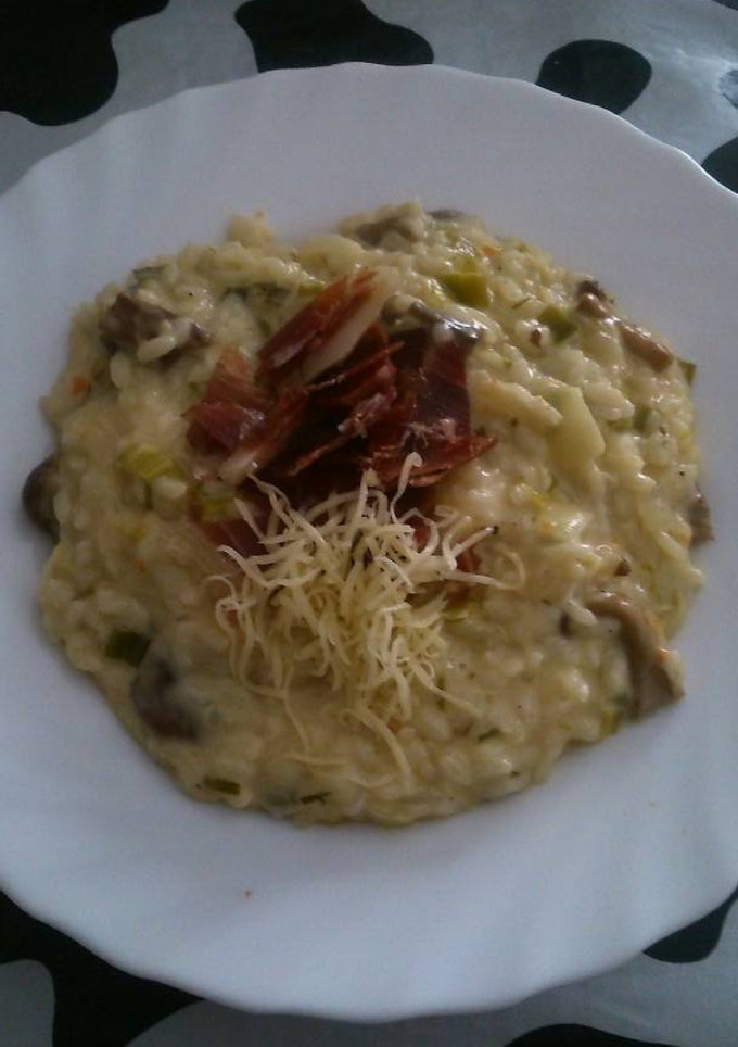 Una foto de Risotto de setas
