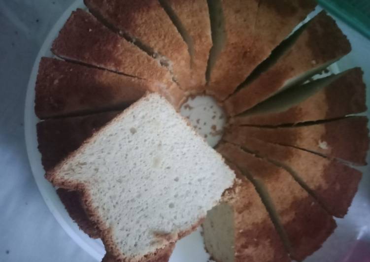 Bumbu Chiffon cake 1 tape singkong tepung beras | Cara Masak Chiffon cake 1 tape singkong tepung beras Yang Enak Dan Lezat