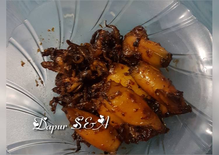 Cumi bakar teflon tanpa penyedap