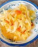 Cải bắp xào cà chua