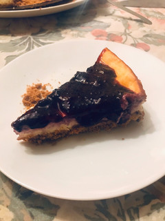 Una foto de Cheesecake saludable
