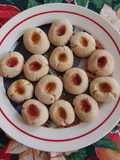 Galletas gotas de mermelada