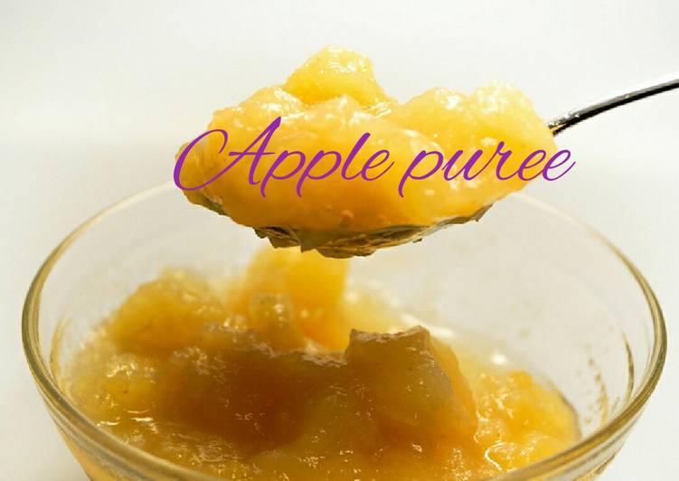 Simple Way to Make Super Quick Homemade Apple honey puree