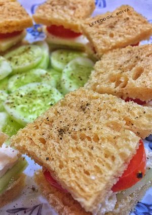 A picture of Healthy sandwiches.