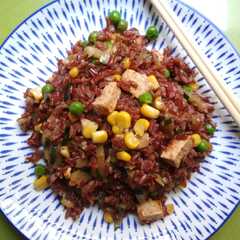 Una foto de Arroz rojo estilo Merche