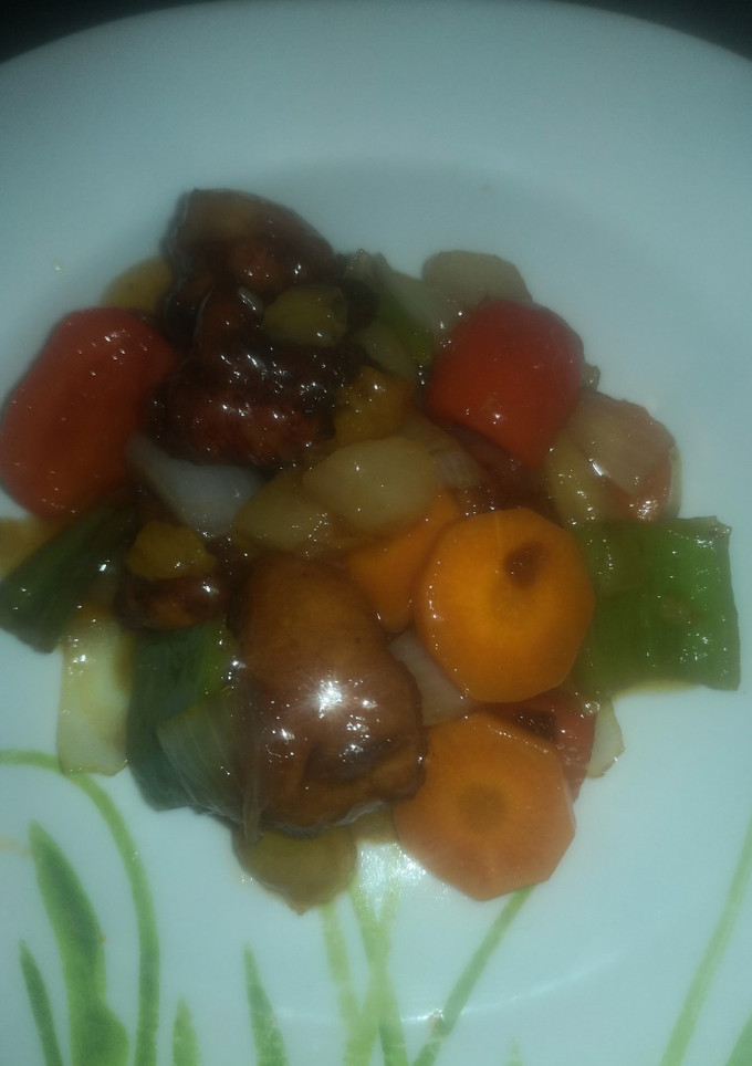 Una foto de Cerdo agridulce al estilo CocinandoConJoseLuis