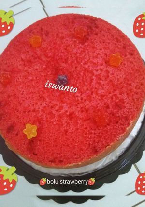 Foto resep 🍓Bolu Strawberry🍓