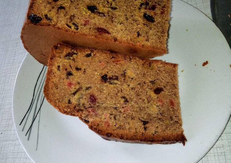 Easy Non alcoholic fruit cake #Bakingcontest