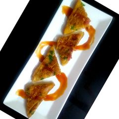 A picture of Bread pizza.
