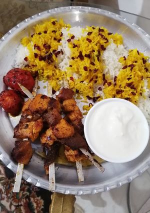 عکسی از دستور کباب سیخی به روش خودم پز😋