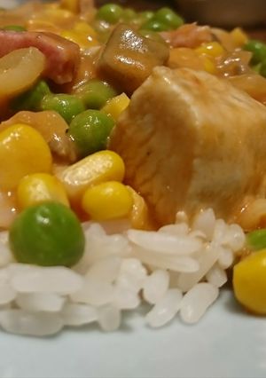 A picture of Chicken Fricassee.