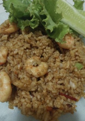Foto resep Nasi goreng udang maknyos