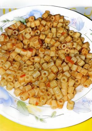 صورة لوصفة معكرونه بالبصل 🧅