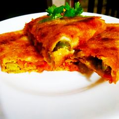 A picture of Pav bhaji dosa bites.
