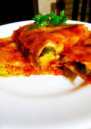 A picture of Pav bhaji dosa bites.