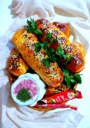عکسی از دستور پیراشکی مرغ و قارچ solmaz