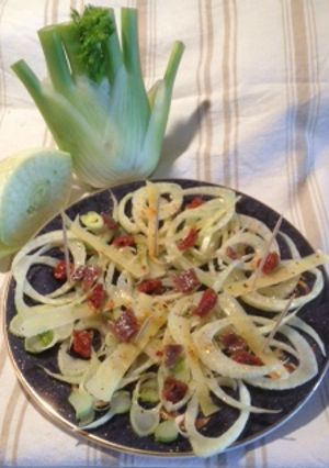 Une photo de Carpaccio de Fenouil