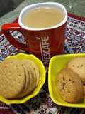 Ginger Tea with biscuit's