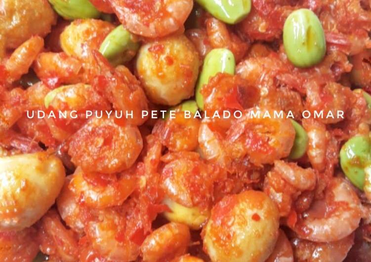 Cara Gampang Membuat Udang puyuh Pete balado Anti Gagal