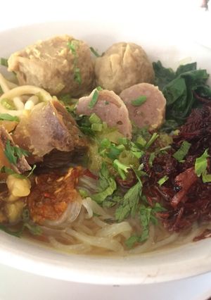 Foto resep Bakso campur