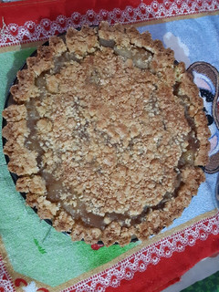 Una foto de Tarta de manzana 🍏🍏🍏