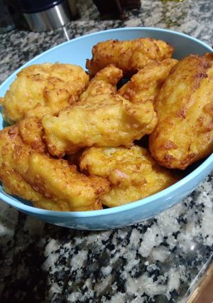 Una foto de Buñuelos de batata