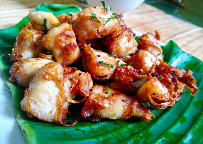 Ayam Goreng Serai Tabur Daun Jeruk