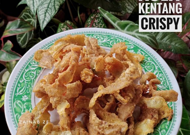 step by step Memasak Kulit Kentang Crispy Anti Gagal