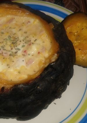 Una foto de Zapallo Cabutia relleno (no keto)