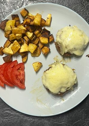 Una foto de Hamburguesas de carne!