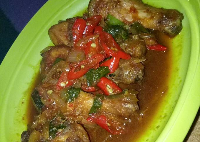 Ayam kecap haneut (simple)