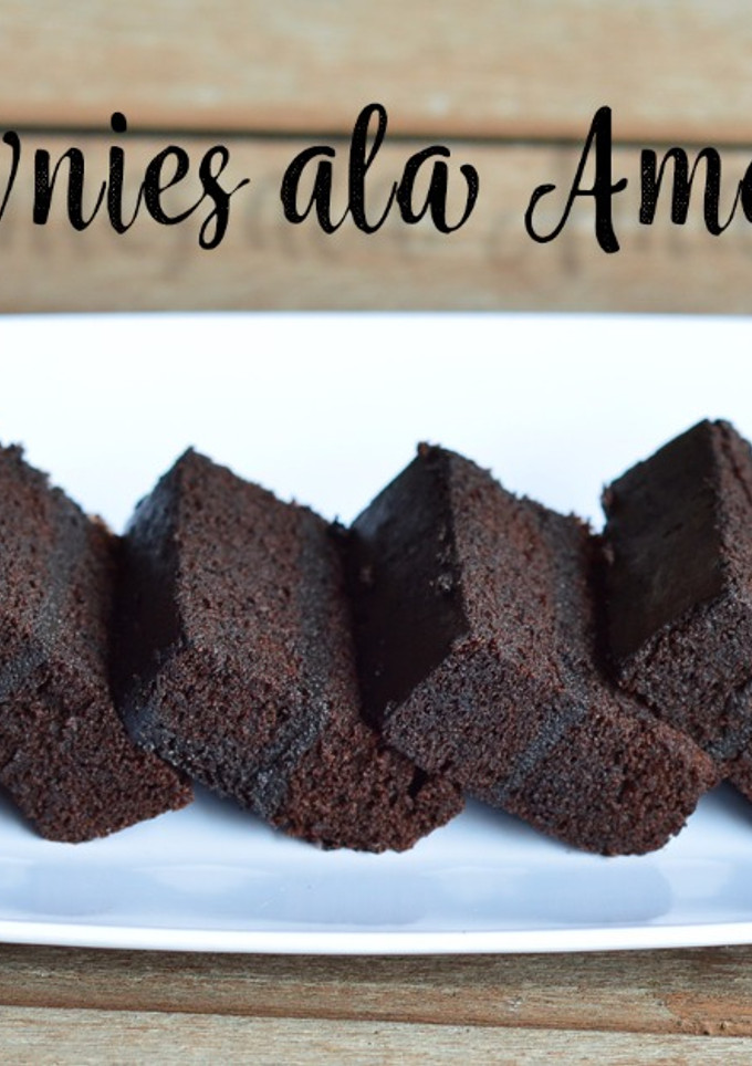 Foto resep Brownies kukus ala amanda