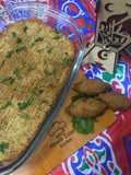 Fried Kibbeh, Baked Kibbeh (Kibbeh bil Sanieh), or Kibbeh Balls